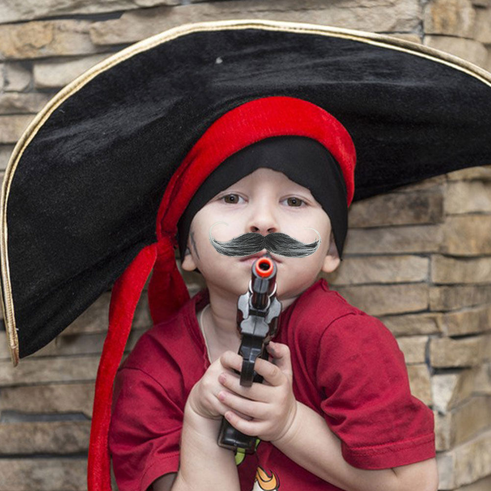 Easy Cosplay Prop - Kit com 3 Bigodes e Barba