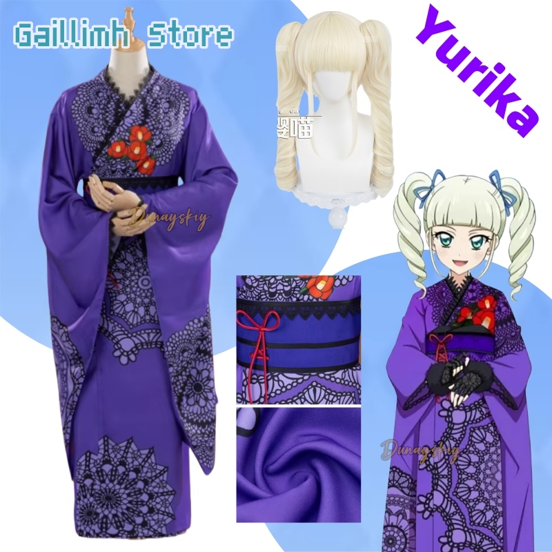 Free Cosplay Prop Patterns - Aikatsu! Yurika tooudou yukata quimono cosplay