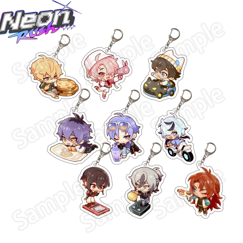 Keyblade Cosplay Prop - 6CM Anime Game Nu: Carnival Chaveiro