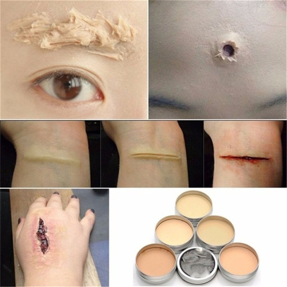 Cosplay Prop Paint - Cera de cicatriz facial e corporal