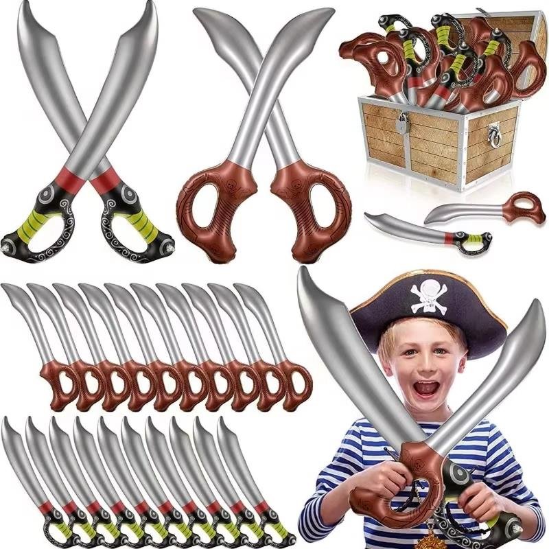 Cosplay Prop Knife - Espadas Piratas Infláveis Engraçadas Mais Vendidas,