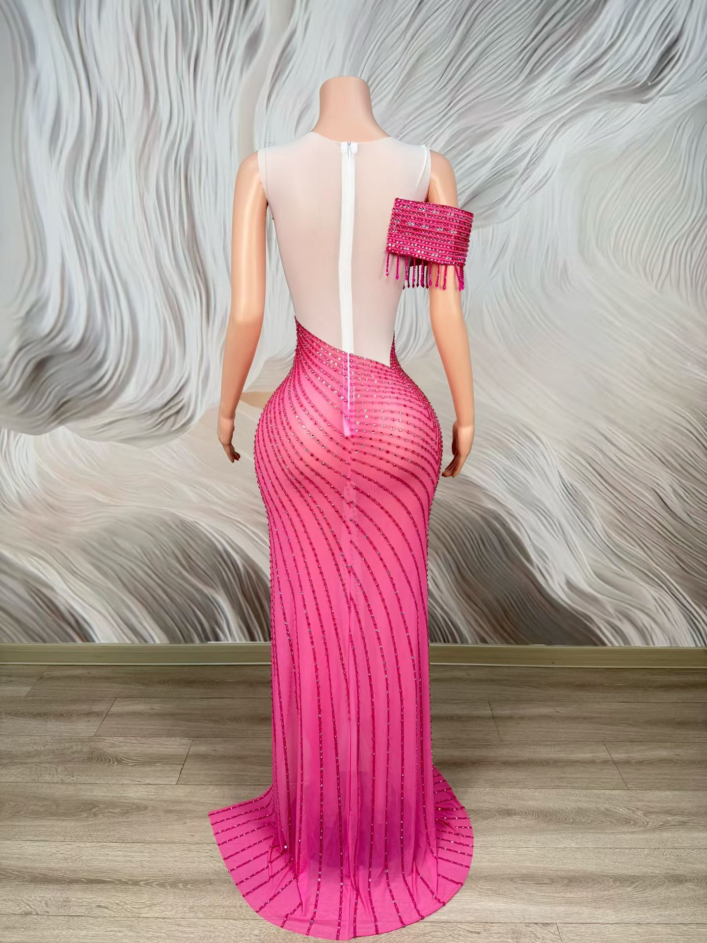 Briar Cosplay Prop - Vestido de Gala Sereia Mulan Elegante