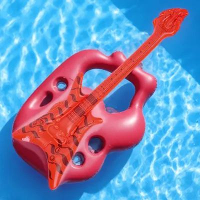 Easy Cosplay Prop - Guitarra Inflável de Adereço: Material Premium,