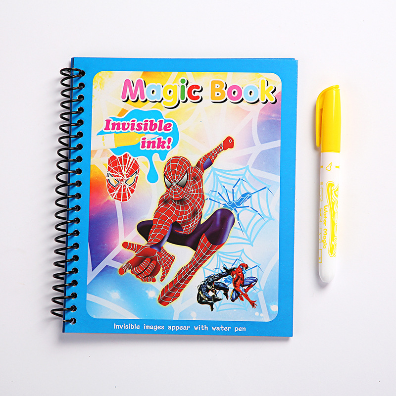 Cosplay Prop Paint - Livro de Colorir Mágico Reutilizável Disney