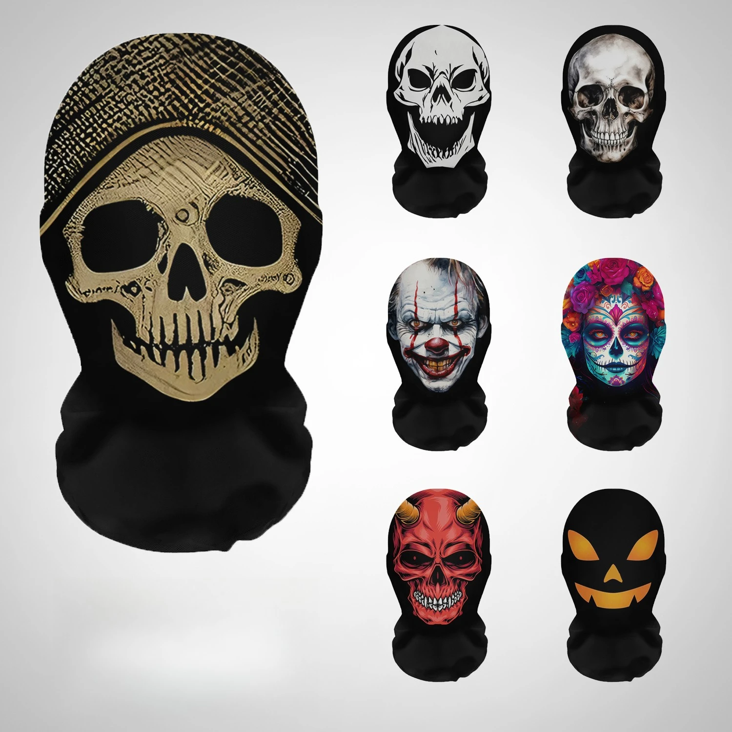 Free Cosplay Prop Patterns - Halloween máscaras de terror impressão 3d