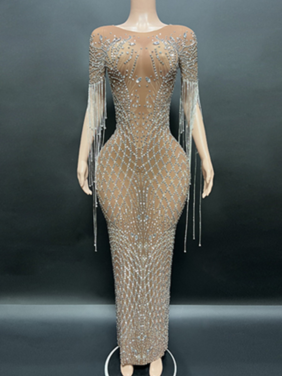 Briar Cosplay Prop - Luxo cristal sereia vestido de noite