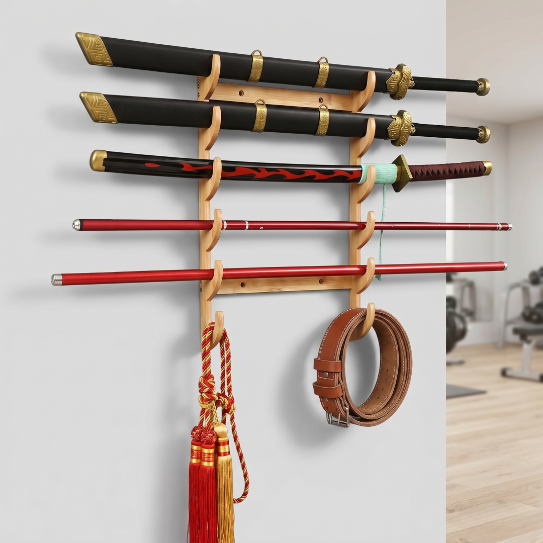 Cosplay Prop Katana - Suporte de Parede de 8 Camadas