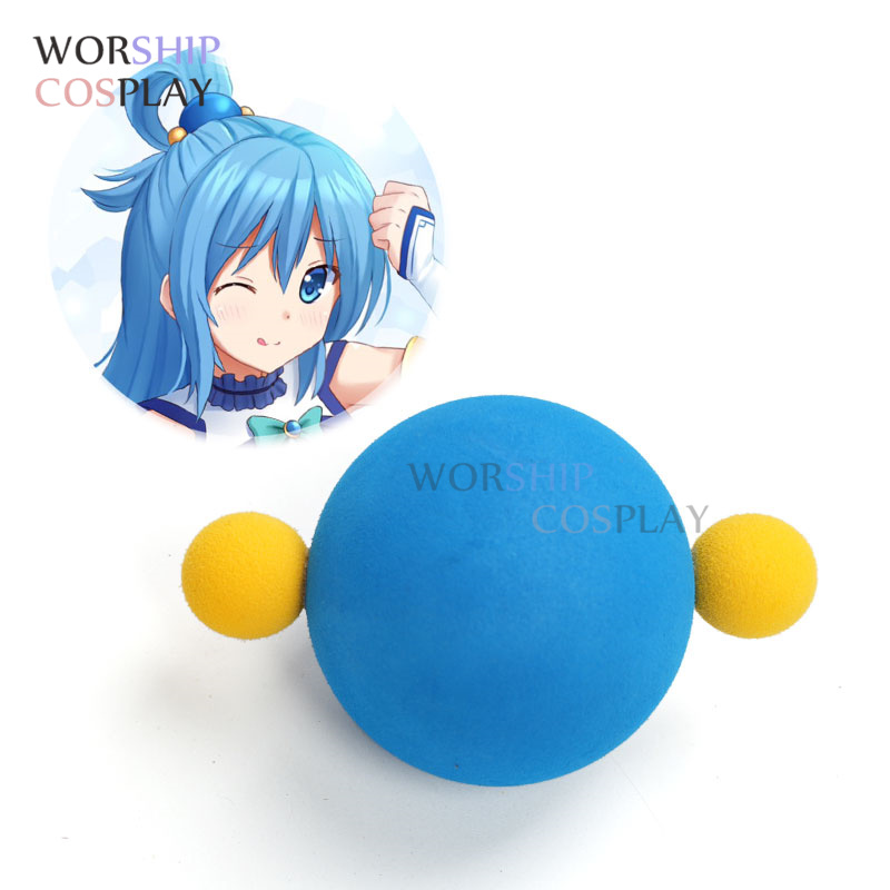 Cosplay Prop Foam - Azul e Amarelo Espuma Cosplay Peruca,