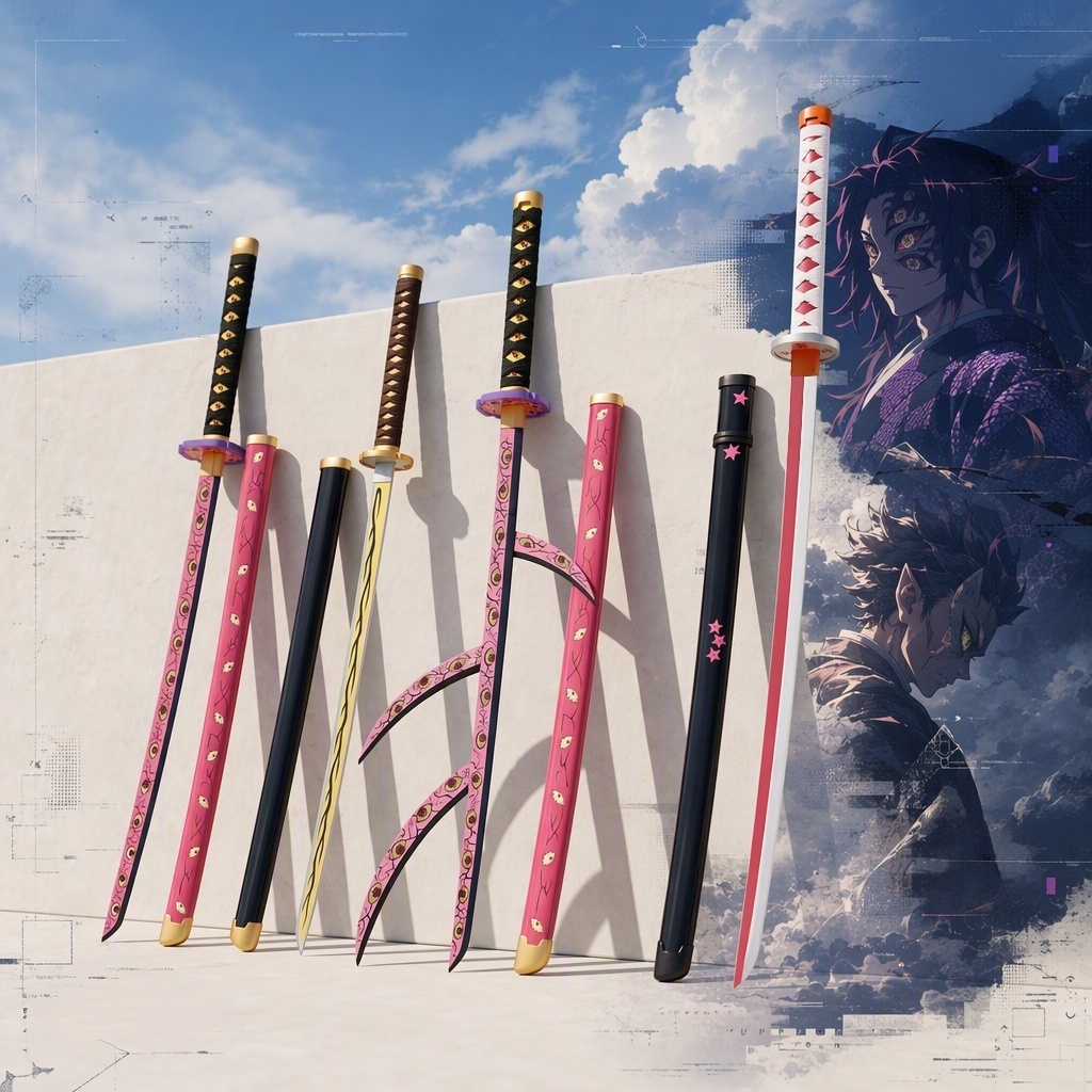 Cosplay Prop Katana - Espada de Cosplay Agatsuma Zenitsu de