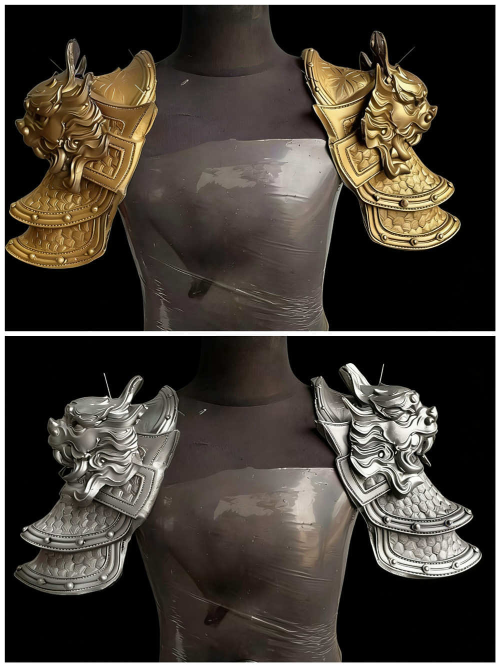 Cosplay Prop Foam - Acessórios de Armadura de Ombro Vintage