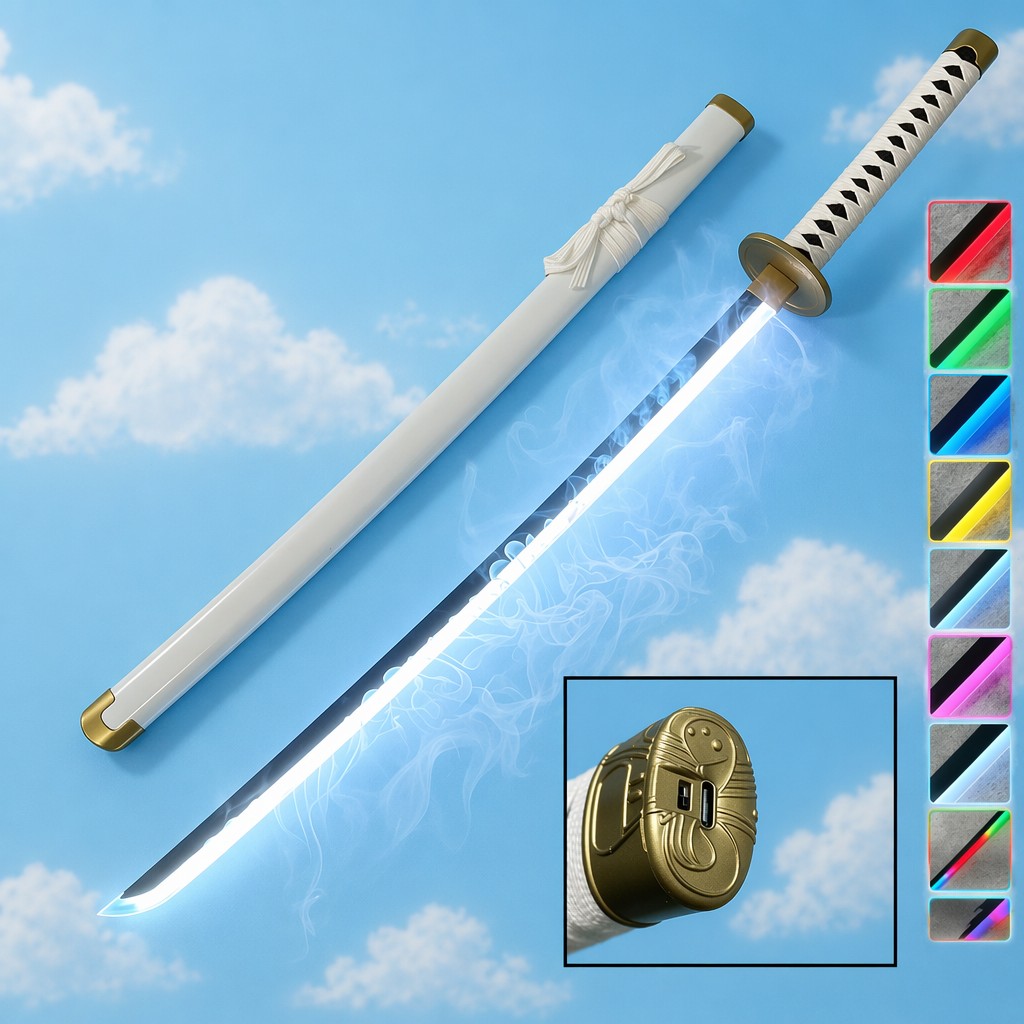 Espada de Cosplay Roronoa Zoro - Cosplay Prop Katana avaliação e preço