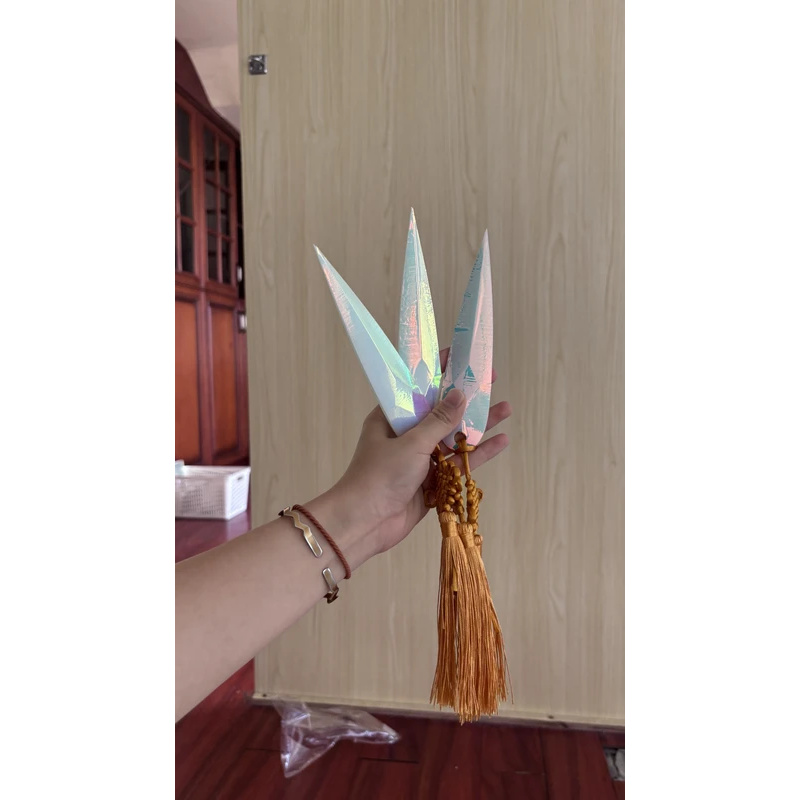 Cyanime kpop huntr/x zoey cosp - Cosplay Prop Knife avaliação e preço