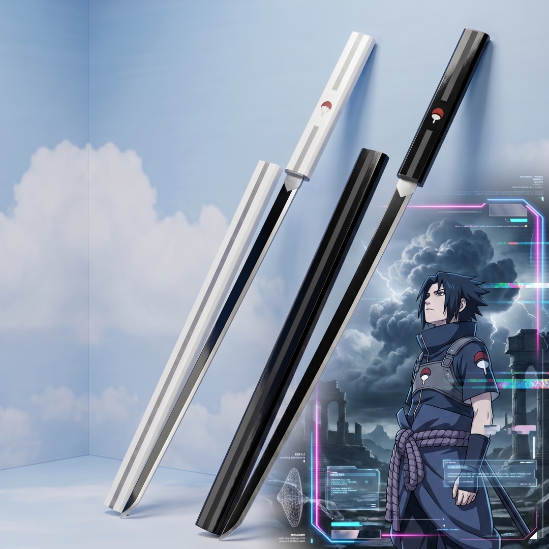 Espada Katana Naruto Uchiha Sa - Cosplay Prop Katana avaliação e preço