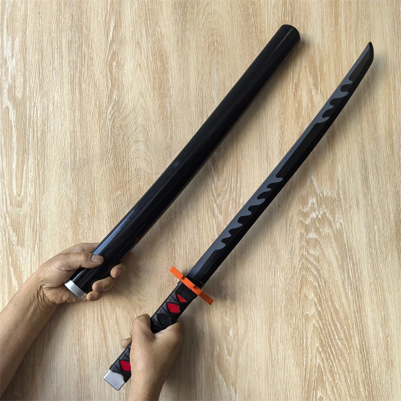 Montado demon slayer katana es - Cosplay Prop Katana avaliação e preço