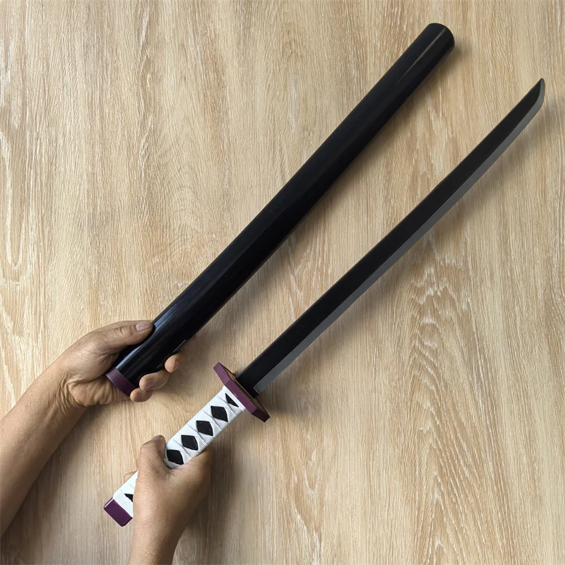 Montado demon slayer katana es - Cosplay Prop Katana avaliação e preço