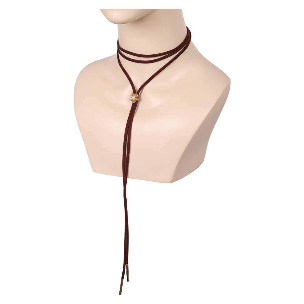 Colar e Gravata Borboleta de C - Aerith Cosplay Prop avaliação e preço