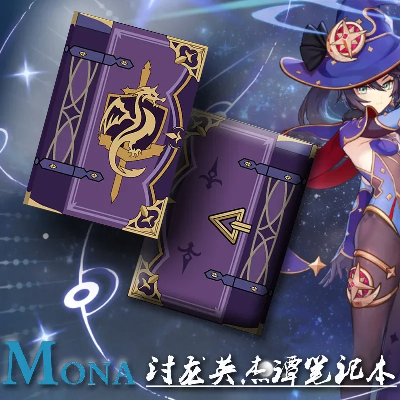 Genshin Impact Game Mona Noteb - Cosplay Prop Book avaliação e preço