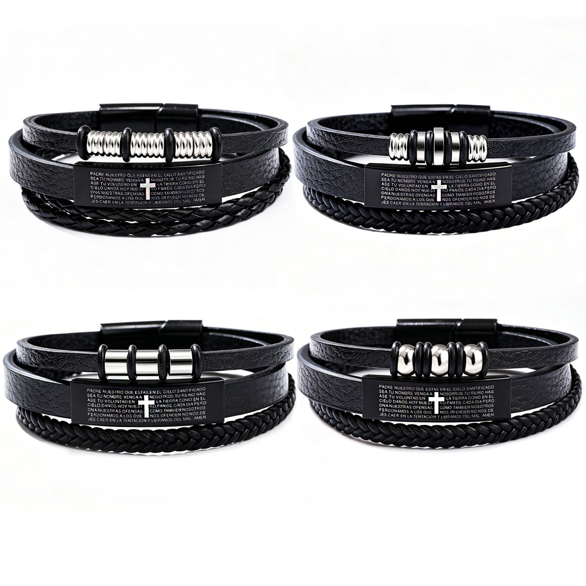 Pulseira Masculina de Couro Tr - Magnetic Clasp Cosplay avaliação e preço