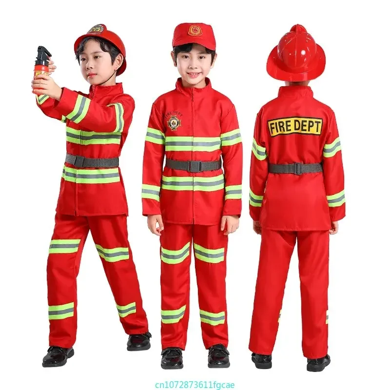 Crianças uniforme de bombeiro  - Cosplay Prop Works avaliação e preço