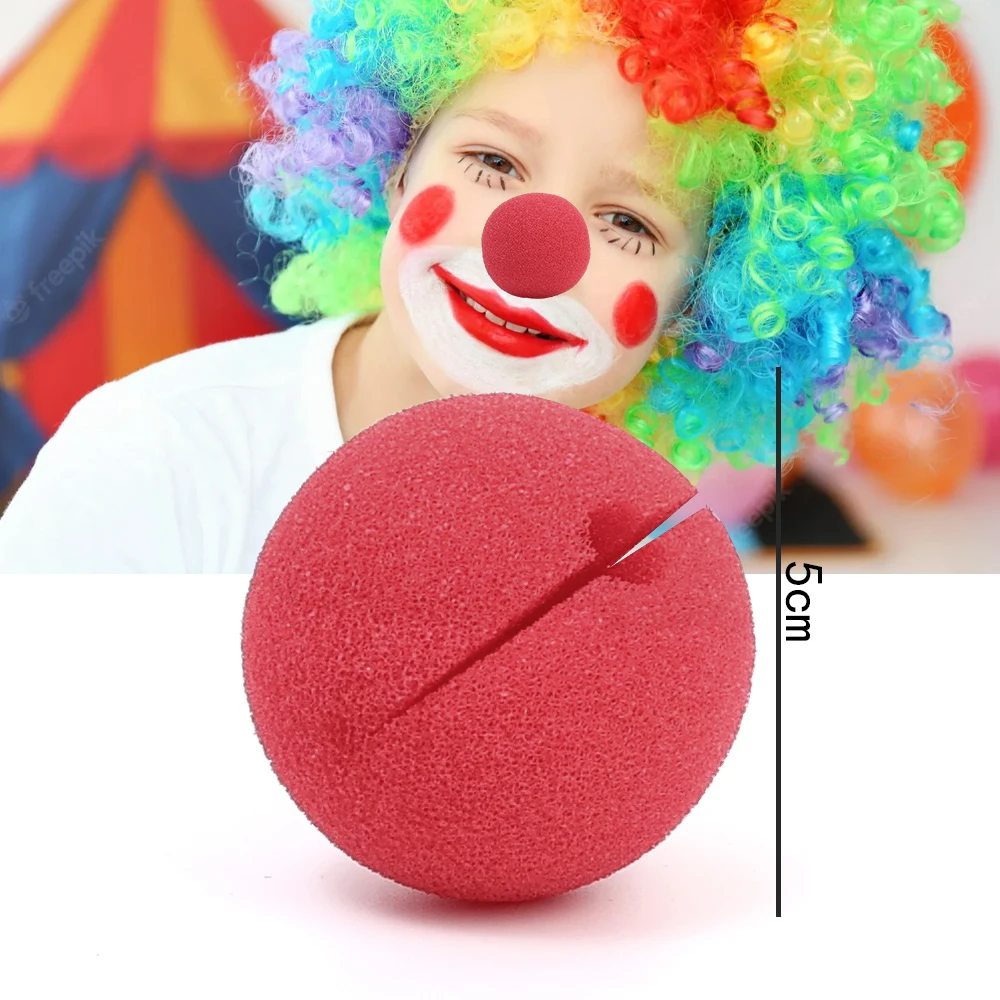5-300 pçs vermelho palhaço nar - Cosplay Prop Foam avaliação e preço