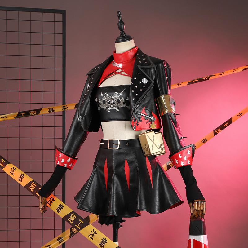 Peruca de Cosplay Branca Burni - Burnice Cosplay Prop avaliação e preço