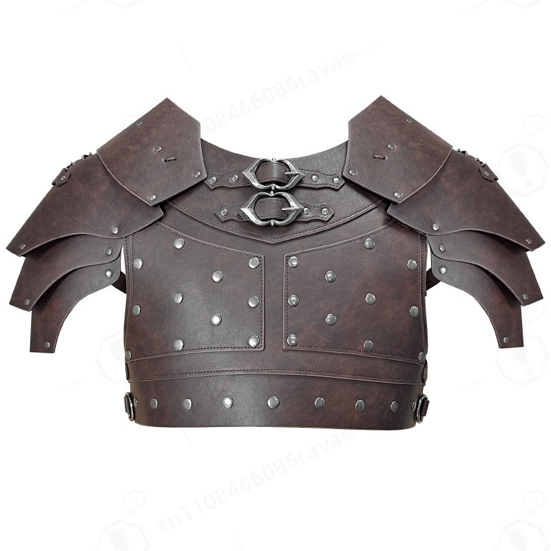 Armadura Medieval com Studs pa - Cosplay Prop avaliação e preço
