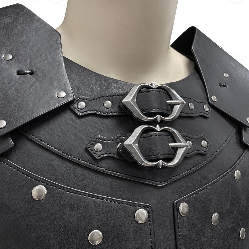 Armadura Medieval com Studs pa - Cosplay Prop avaliação e preço