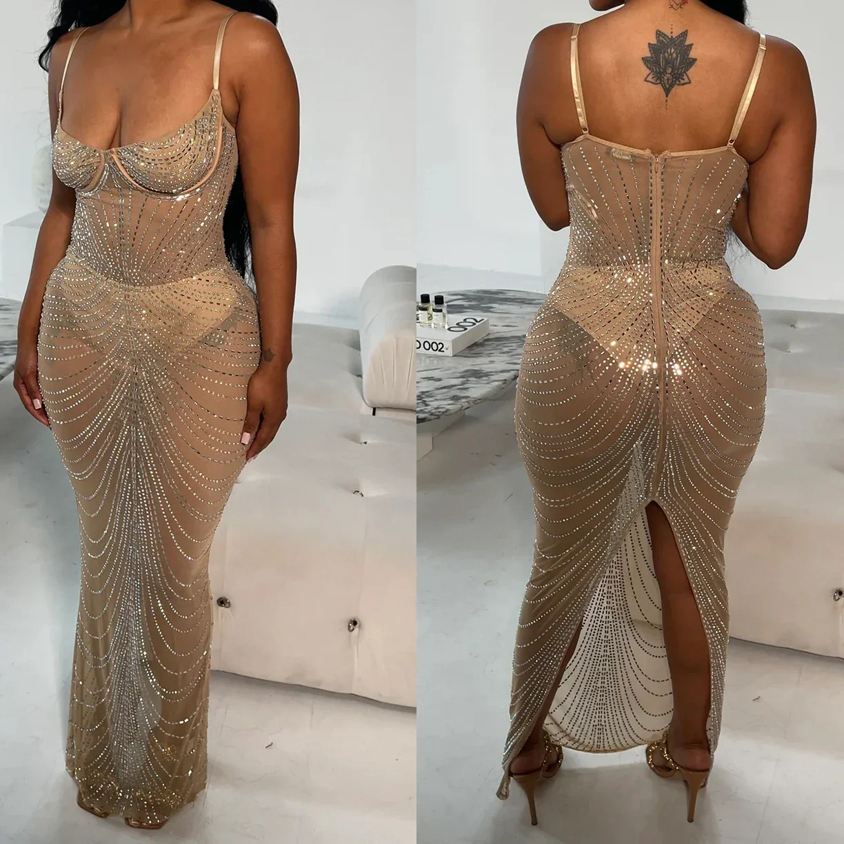 Festa lantejoulas vestido femi - Briar Cosplay Prop avaliação e preço