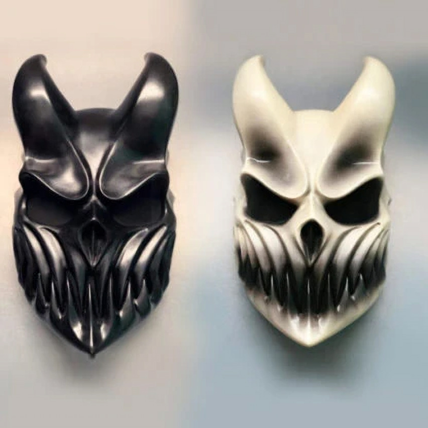 Máscara de PVC com Boca Móvel, - Cosplay Prop Foam avaliação e preço