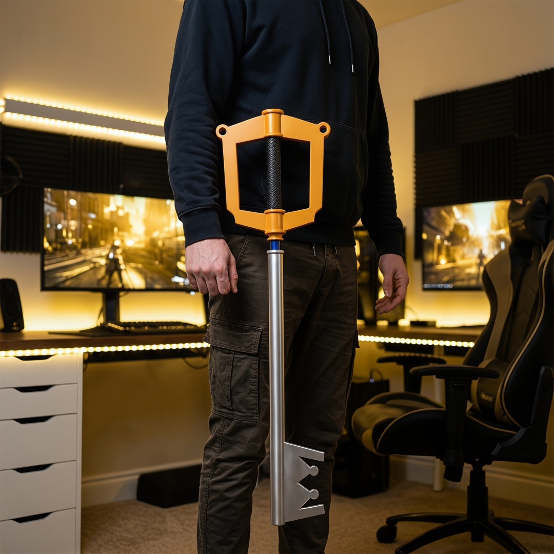 Espada Katana Sora Keyblade de - Cosplay Prop Foam avaliação e preço