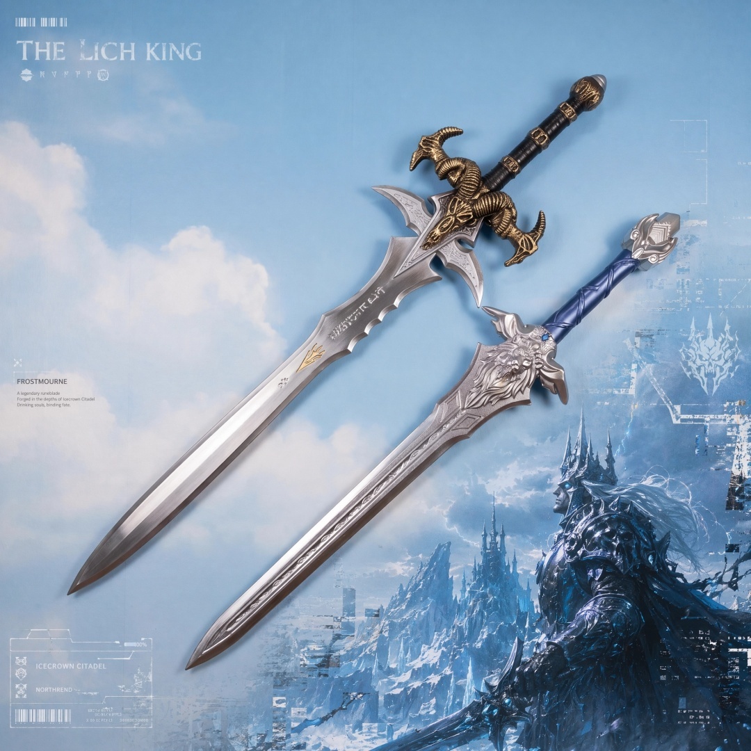 Espada Katana Frostmourne de 4 - Cosplay Prop Katana avaliação e preço