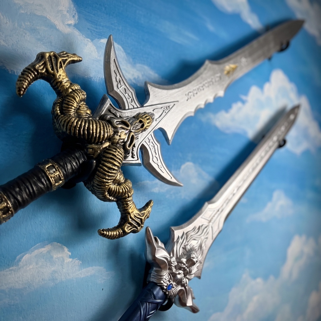 Espada Katana Frostmourne de 4 - Cosplay Prop Katana avaliação e preço