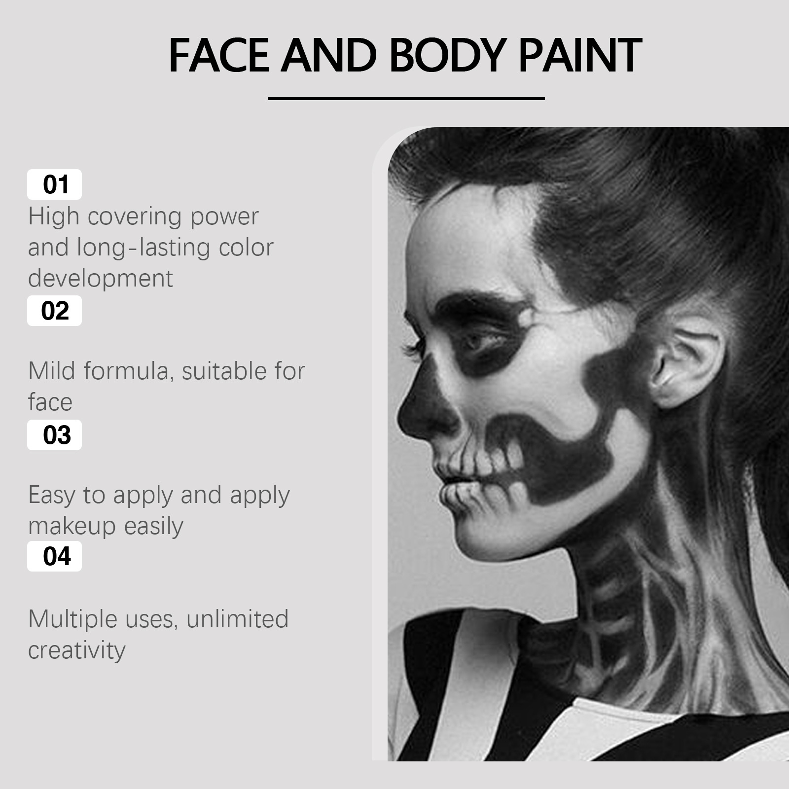 Kit de Pintura Facial para Hal - Cosplay Prop Paint avaliação e preço