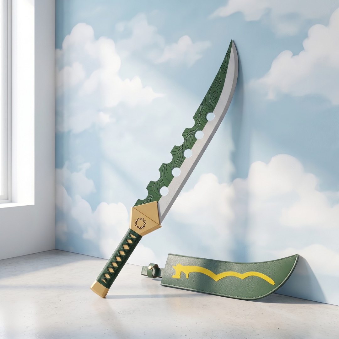 Espada Katana Meliodas de 28 p - Cosplay Prop Katana avaliação e preço
