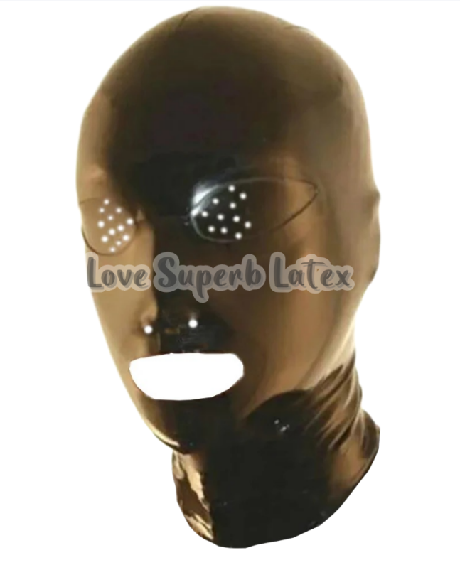 Máscara de Látex com Zíper e O - Cosplay Prop Paint avaliação e preço