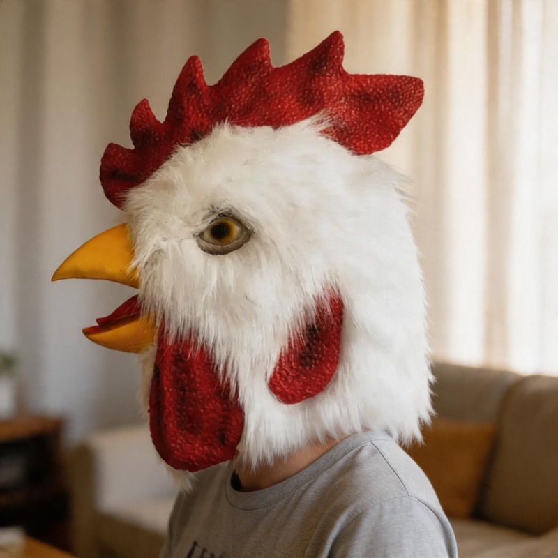 Máscara de Cosplay de Galo com - Cosplay Prop Foam avaliação e preço