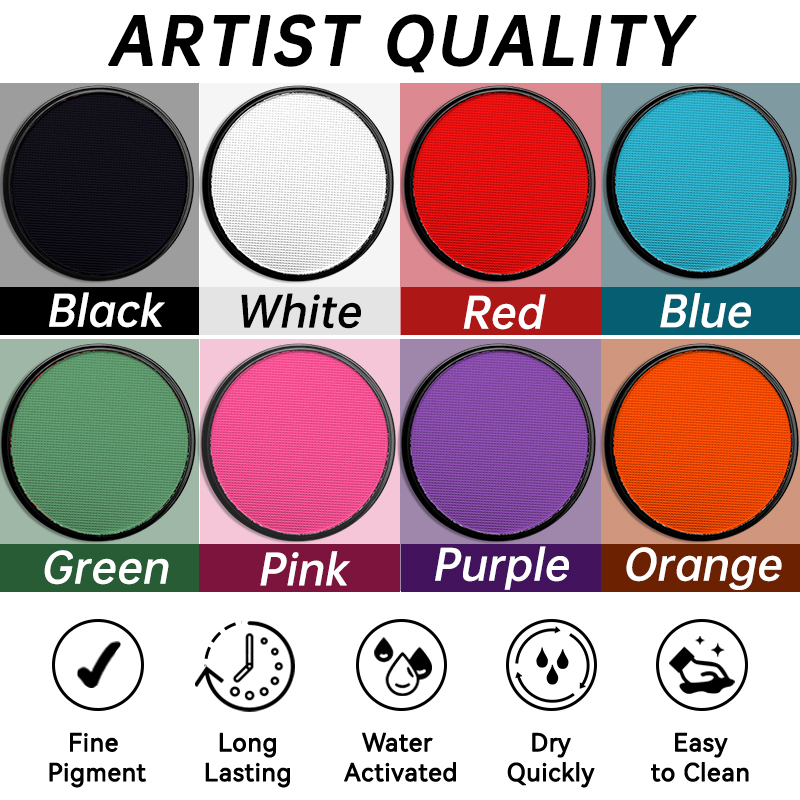 Conjunto de tinta à base de ág - Cosplay Prop Paint avaliação e preço