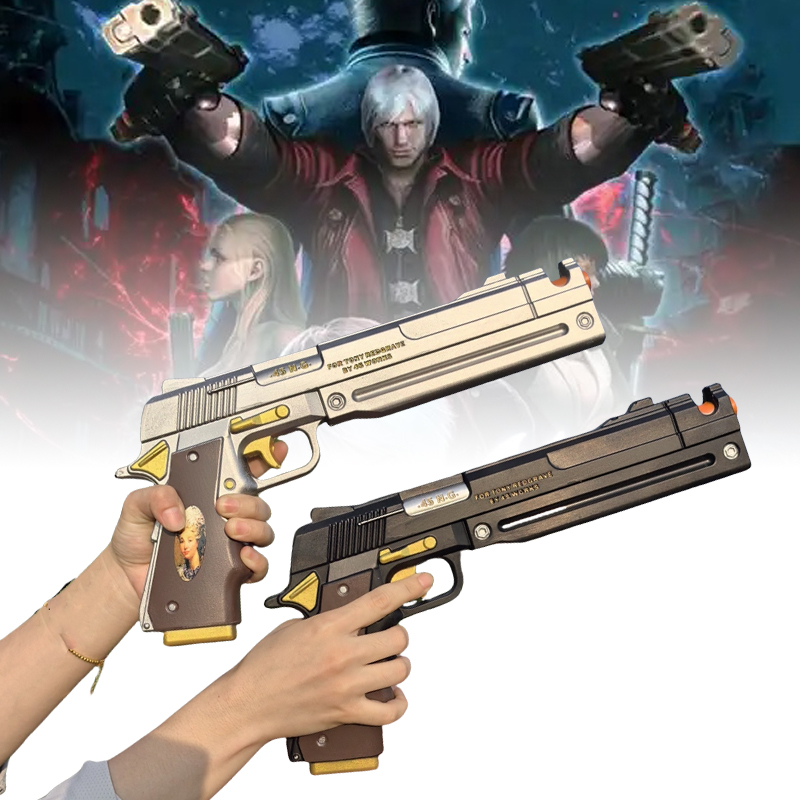 Pistola pu dante ébano marfim  - Cosplay Prop Pistol avaliação e preço