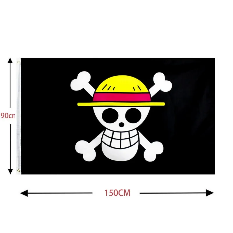 Bandeira Pirata One Piece 90x1 - Cosplay Prop Painting avaliação e preço